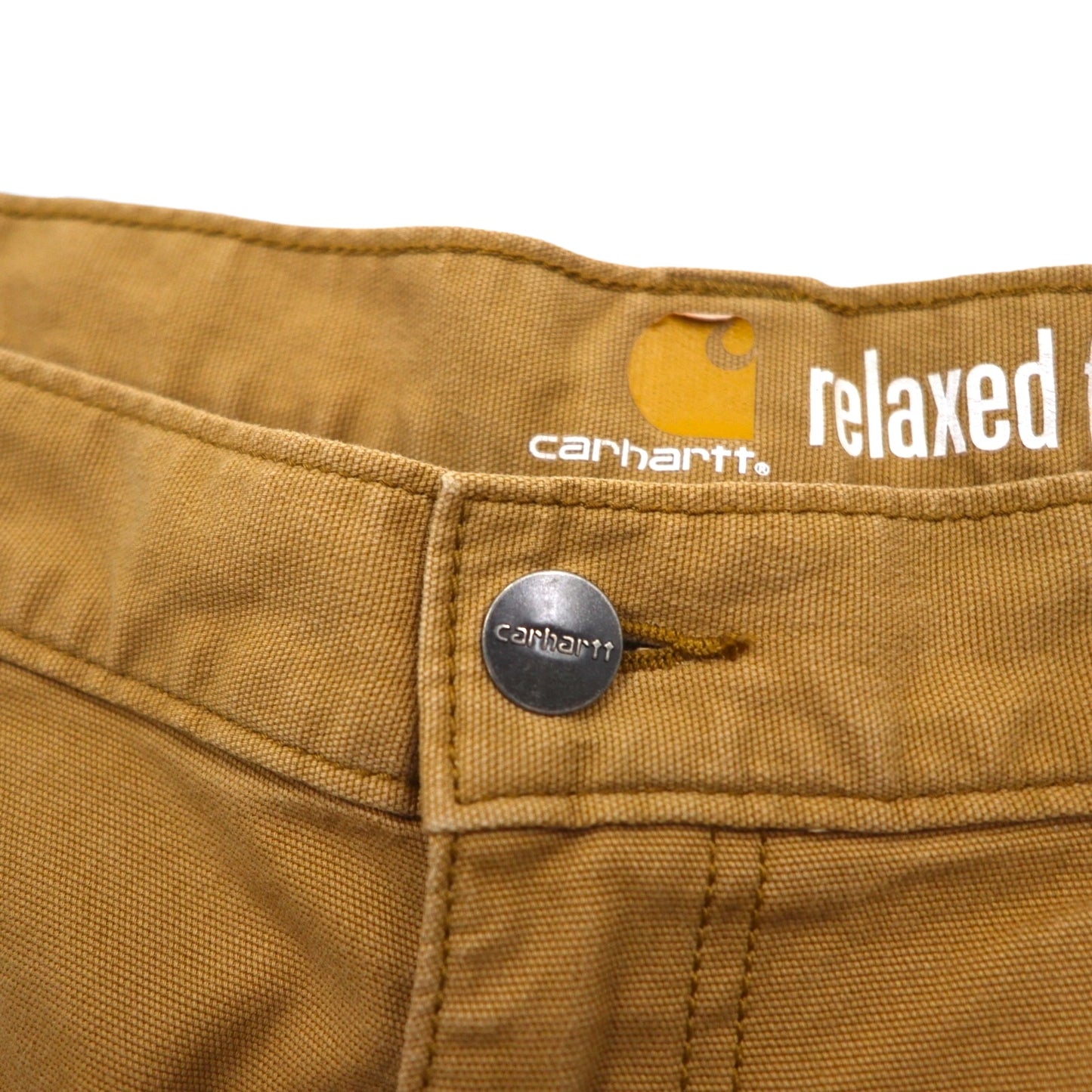 Carhartt Rugged Flex Rigby Work Shorts, Relaxed Fit Duck Fabric, Size L, Beige, 102514