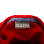 NAPAPIJRI Pullover Hoodie, Medium, Red, Cotton, Fleece Lining, Front Pocket