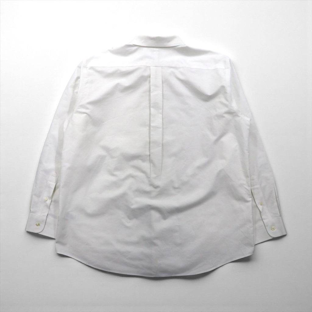 LLBean Oxford Button-Down Shirt, XL, White, Chest Pocket, Slightly Fitted, 256513