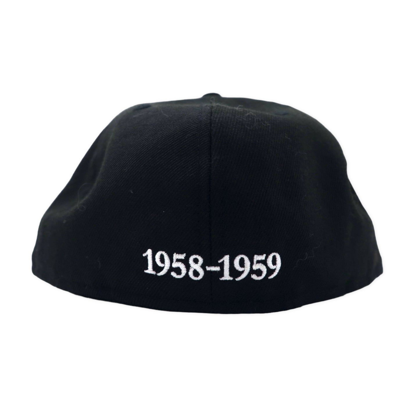 NEWERA ベースボールキャップ 帽子 59.6cm ブラック NPB クラシック 大阪タイガース 1958-1959