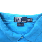 Polo by Ralph Lauren Polo Shirt XXL Blue Cotton CUSTOM FIT Small Pony Embroidery Big Size