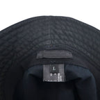 Prada technical fabric bucket hat in black Linea Rossa Sport, made in Italy