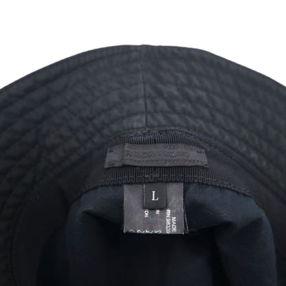 Prada technical fabric bucket hat in black Linea Rossa Sport, made in Italy