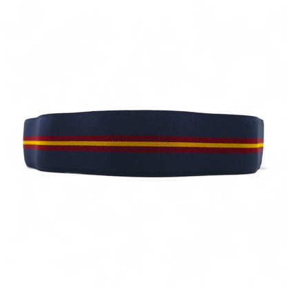 POLO RALPH LAUREN USA-Made Double Ring Ribbon Belt, Navy Nylon, Deadstock, Unused