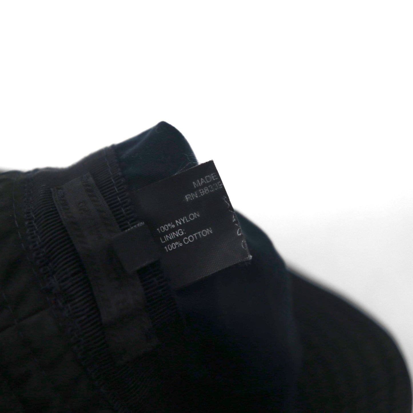 Prada technical fabric bucket hat in black Linea Rossa Sport, made in Italy