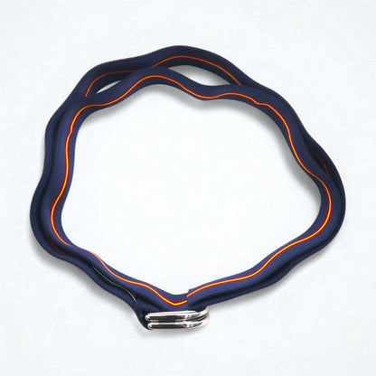 POLO RALPH LAUREN USA-Made Double Ring Ribbon Belt, Navy Nylon, Deadstock, Unused