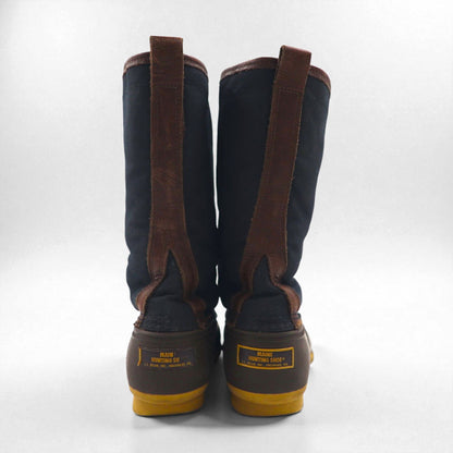 L.L.Bean ビーンブーツ ハンティングブーツ ラバー ダックブーツ 28cm ブラック Maine Hunting Boots ボアライナー レースアップ