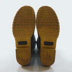 LLBean Maine Hunting Boots, Rubber Duck Boots, Size 28cm, Black, with Boa Lining and Lace-Up