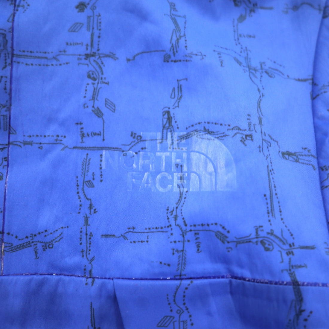 THE NORTH FACE RED LABEL x Slam Jam Mountain Parka Anorak S Blue All-over Print Packable M1990 T92S5TS59 Unused