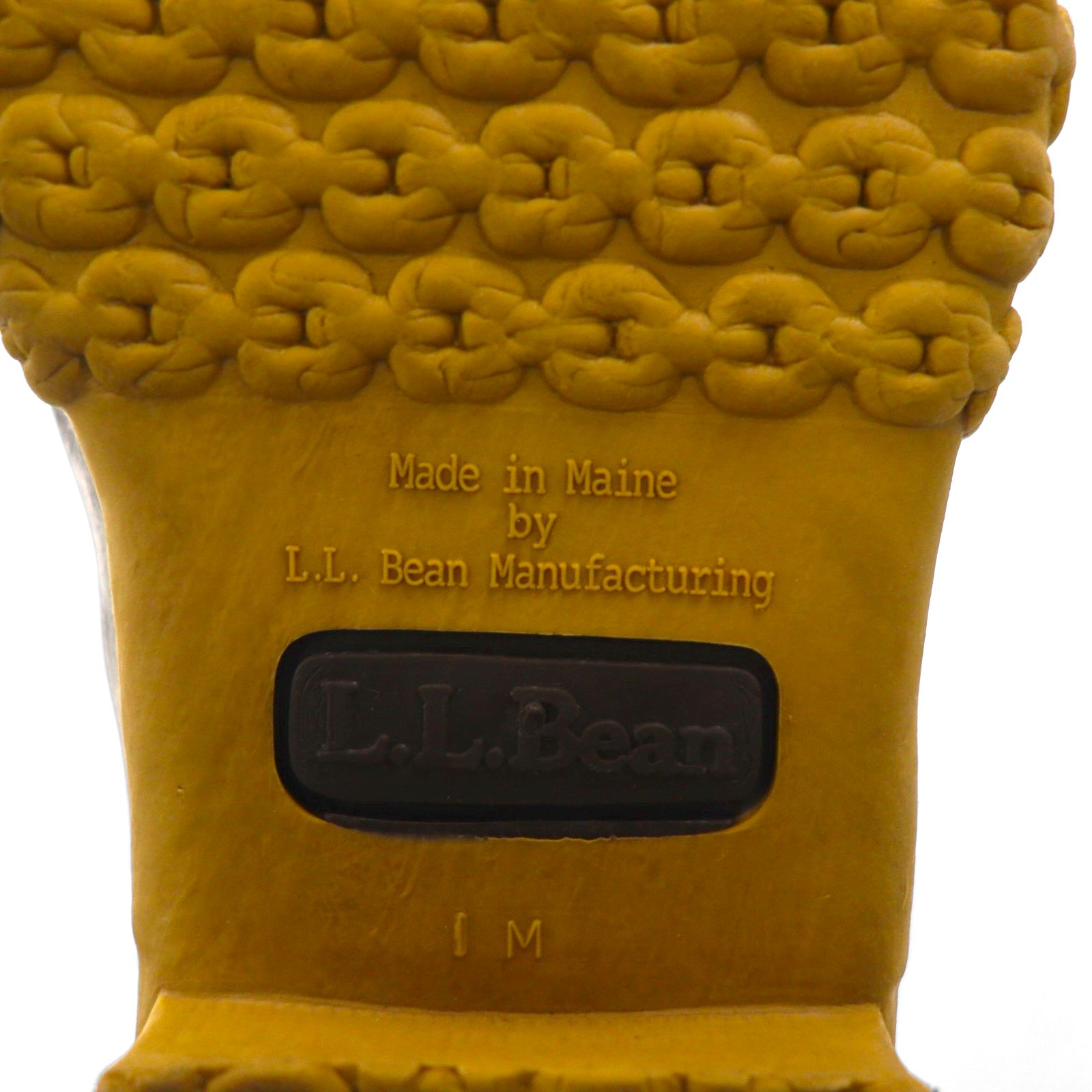 LLBean Maine Hunting Boots, Rubber Duck Boots, Size 28cm, Black, with Boa Lining and Lace-Up