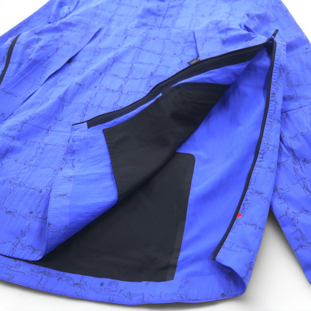 THE NORTH FACE RED LABEL x Slam Jam Mountain Parka Anorak S Blue All-over Print Packable M1990 T92S5TS59 Unused
