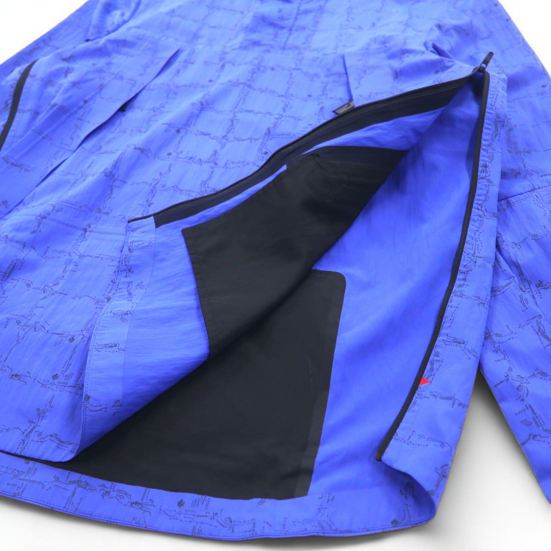 THE NORTH FACE RED LABEL x Slam Jam Mountain Parka Anorak S Blue All-over Print Packable M1990 T92S5TS59 Unused
