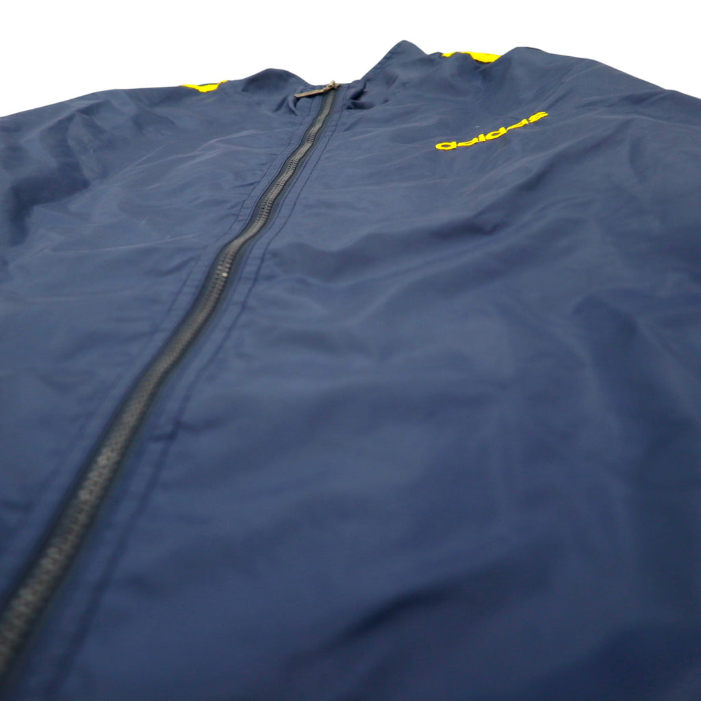 adidas 90s Track Jacket Set Jersey L Navy Nylon Trefoil Logo Embroidered 3 Stripes