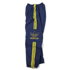 adidas 90s Track Jacket Set Jersey L Navy Nylon Trefoil Logo Embroidered 3 Stripes