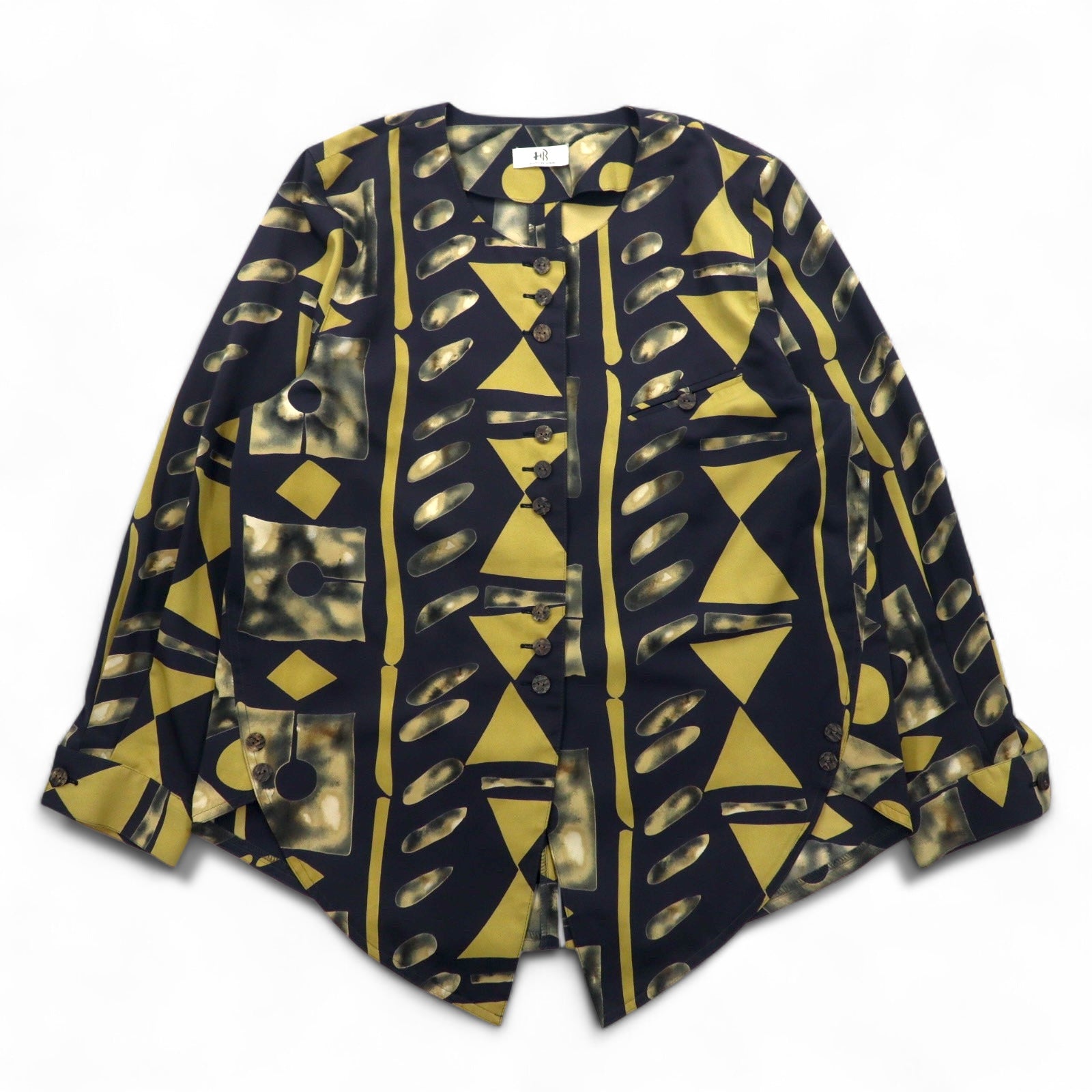 Vintage 90s Japan Made Retro Top and Skirt Set HORIBE Retro Setup Skirt XL All-over Pattern Made in Japan