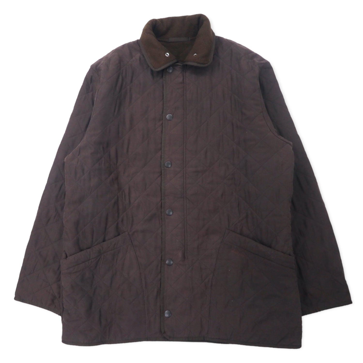 BARBOUR QUILTED Jacket XL Brown Polyester FLEECE Liner Microfibre Polarquilt  MQU002 2B R95 – 日本然リトテ