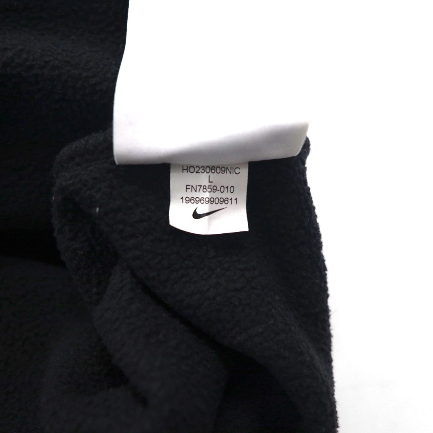 NIKE サーマフィット THERMA-FIT ポーラ フリース パーカー L ブラック カンガルーポケット FN7859-010