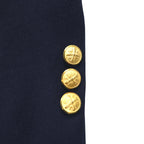 Vintage 90s USA Made Blazer MIKAEL YORK COLLECTION 90年代 USA製 2B テーラードジャケット ブレザー 紺ブレ XL ネイビー ギャバジン 金ボタン