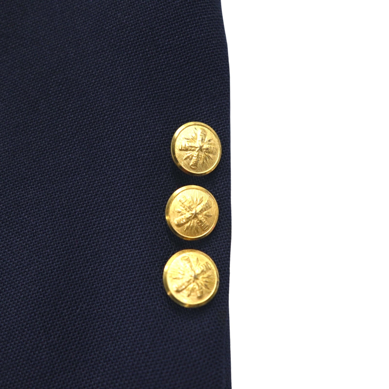 Vintage 90s USA Made Blazer MIKAEL YORK COLLECTION 90年代 USA製 2B テーラードジャケット ブレザー 紺ブレ XL ネイビー ギャバジン 金ボタン