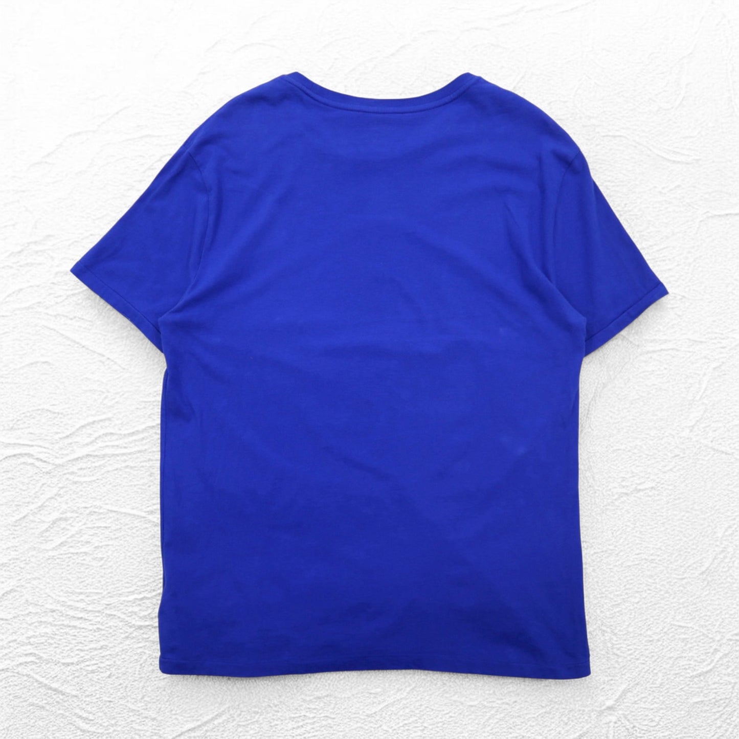 POLO RALPH LAUREN ポロベア プリント Tシャツ L ブルー コットン CUSTOM SLIM FIT