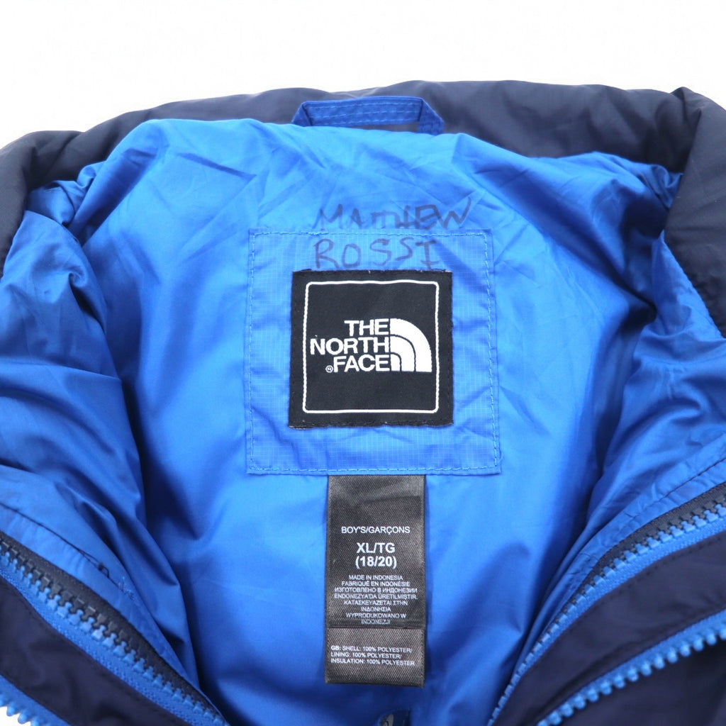 THE NORTH FACE 3WAY Mountain Parka XL Blue HYVENT Waterproof Zip-in-Zip Removable Padded Insulation Liner A20Y