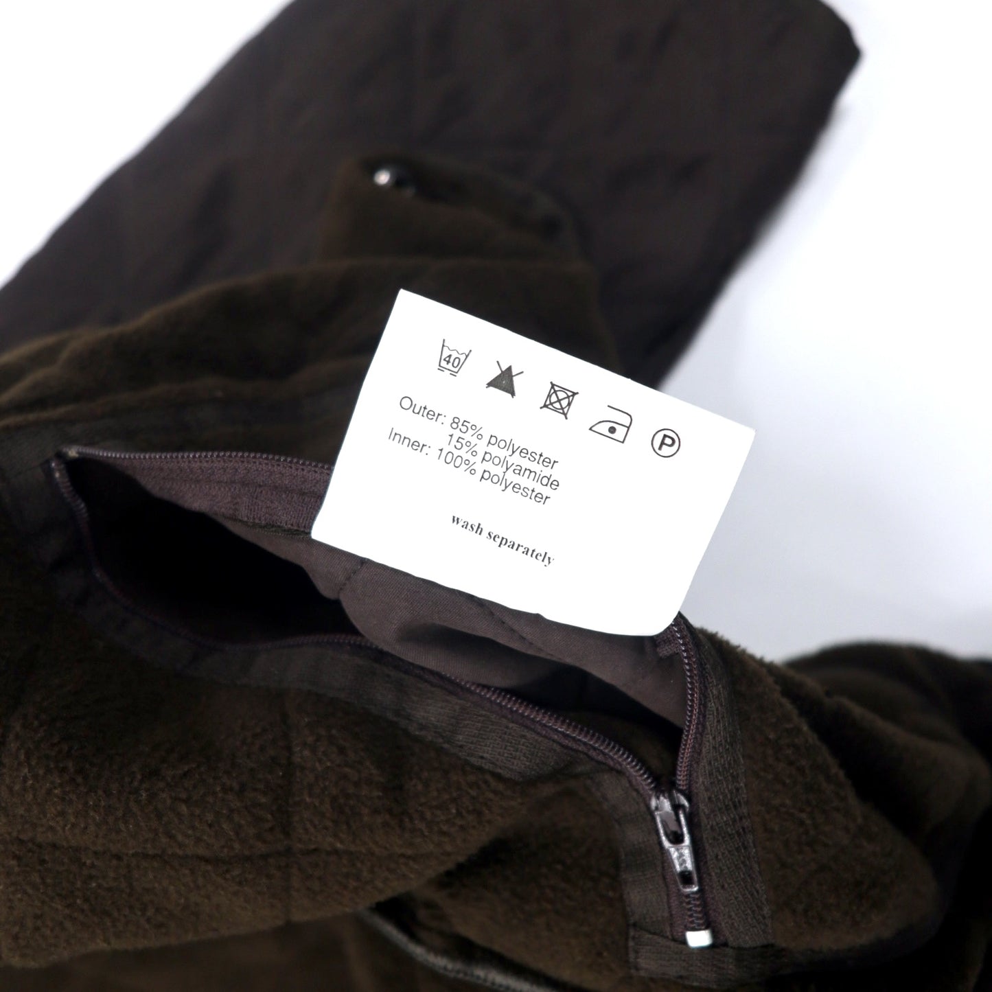 Barbour キルティングジャケット XL ブラウン ポリエステル フリースライナー  MICROFIBRE POLARQUILT MQU0022BR95