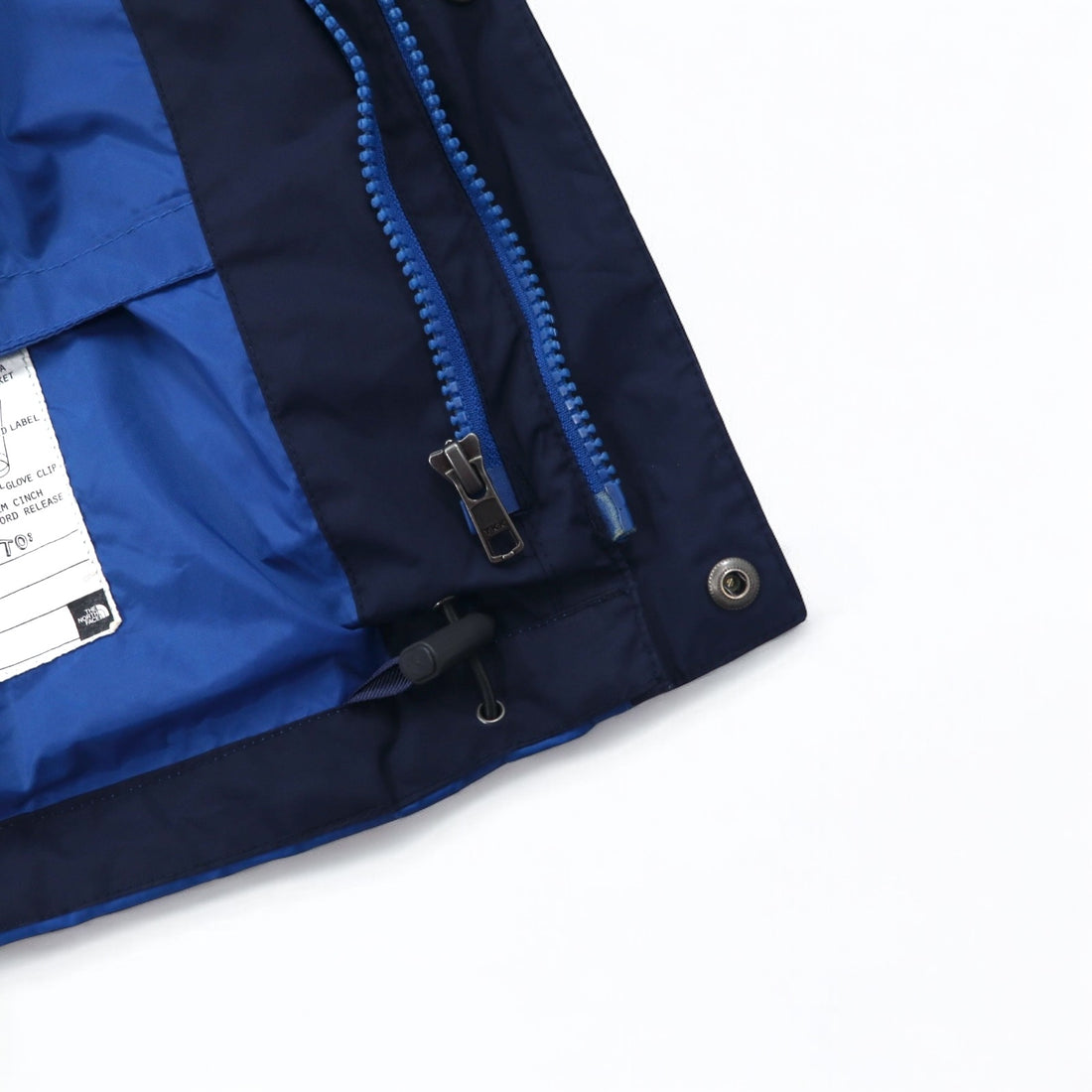 THE NORTH FACE 3WAY Mountain Parka XL Blue HYVENT Waterproof Zip-in-Zip Removable Padded Insulation Liner A20Y