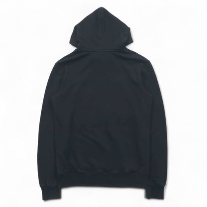 BOY LONDON イタリア製 ロゴプリント プルオーバー パーカー M ブラック コットン