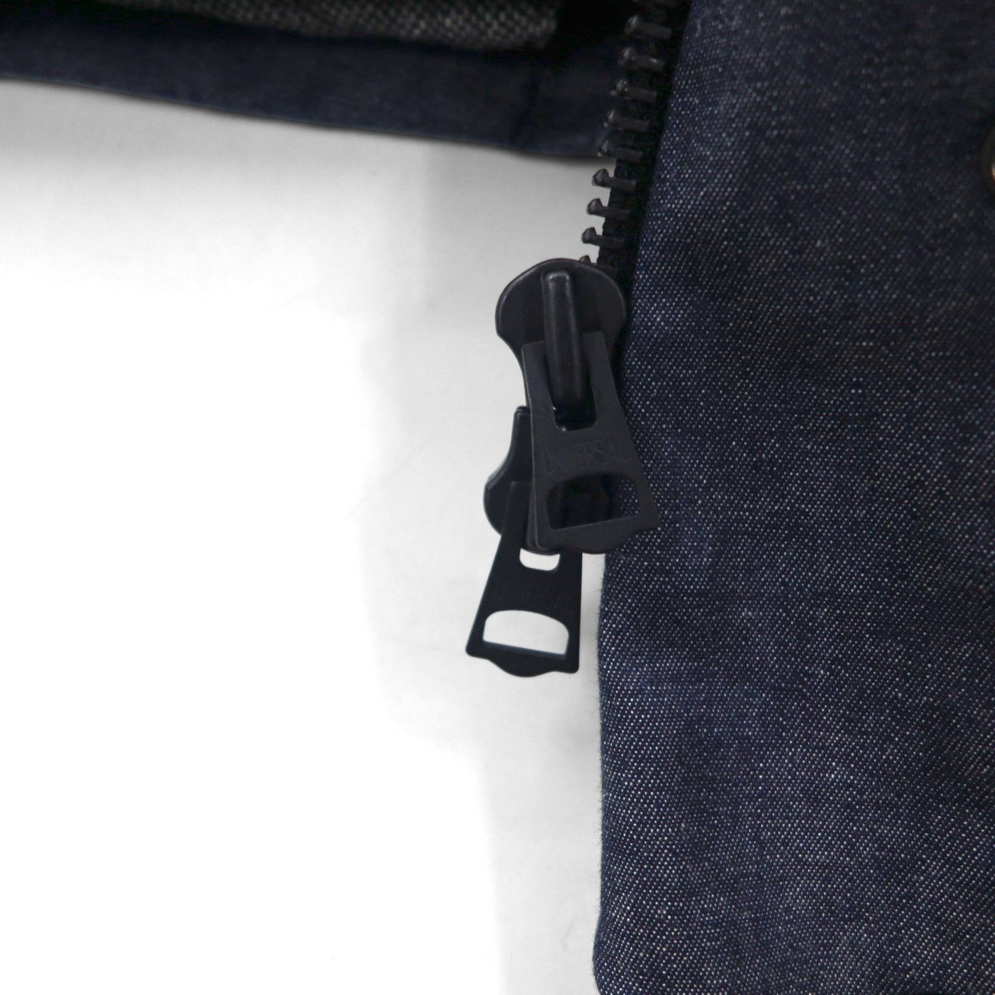 BLUE BLUE Waxed Denim Field Coat, M-51 Mod Coat, Size Small, Indigo, Double Zip, 700041-441, JK1434, Made in Japan