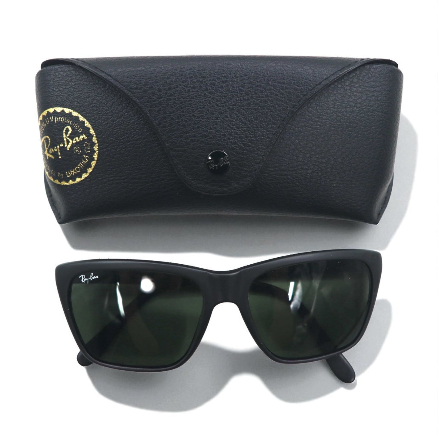 Ray Ban ヴィンテージ BAUSCH & LOMB ボシュロム社製 B&L ウェリントン サングラス ブラック FRAME NYLON