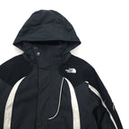 THE NORTH FACE 3WAY Mountain Parka S Gray HYVENT Waterproof Padded Removable Insulation Liner AR4J