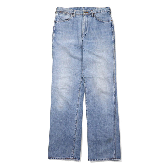 Wrangler 90年代 BLUE BELL'S デニムパンツ 34 ブルー コットン ジッパーフライ レザーパッチ M1758-28 日本製