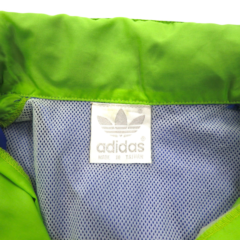 Adidas 90s Silver Tag Nylon Jacket Jersey M Black Mesh Liner Retractable Hood