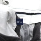 POLO GOLF RALPH LAUREN 90s Corduroy Chino Work Pants, Size L, Gray