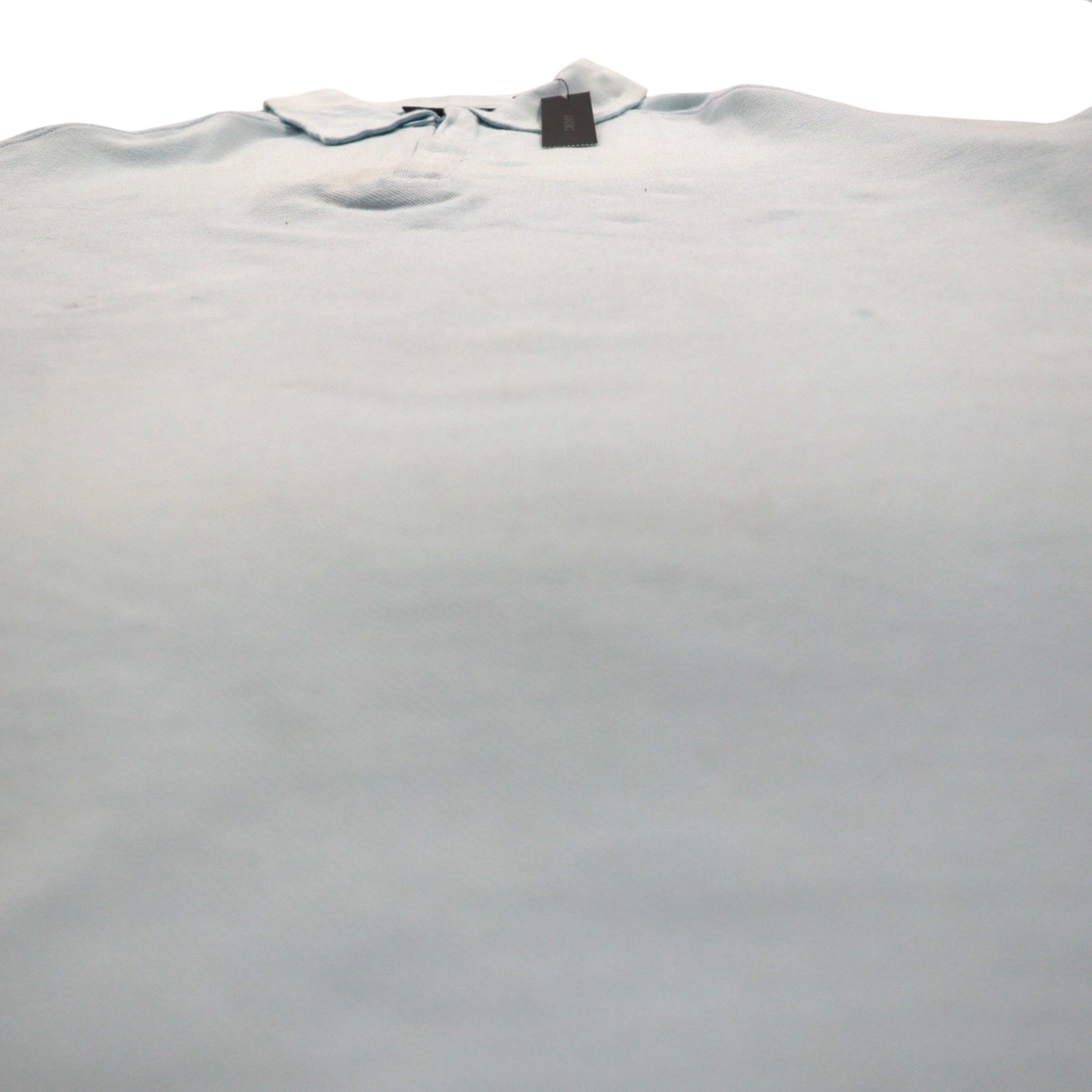 DKNY Zip-Up Polo Shirt, Size M, Blue, Cotton, Unused