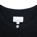 Supreme ヘンリーネック バイカラー Tシャツ M ブラック ホワイト Back Logo CITY AND COUNTRY 12SS