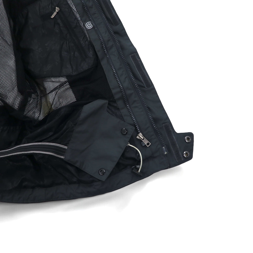 THE NORTH FACE 3WAY Mountain Parka S Gray HYVENT Waterproof Padded Removable Insulation Liner AR4J