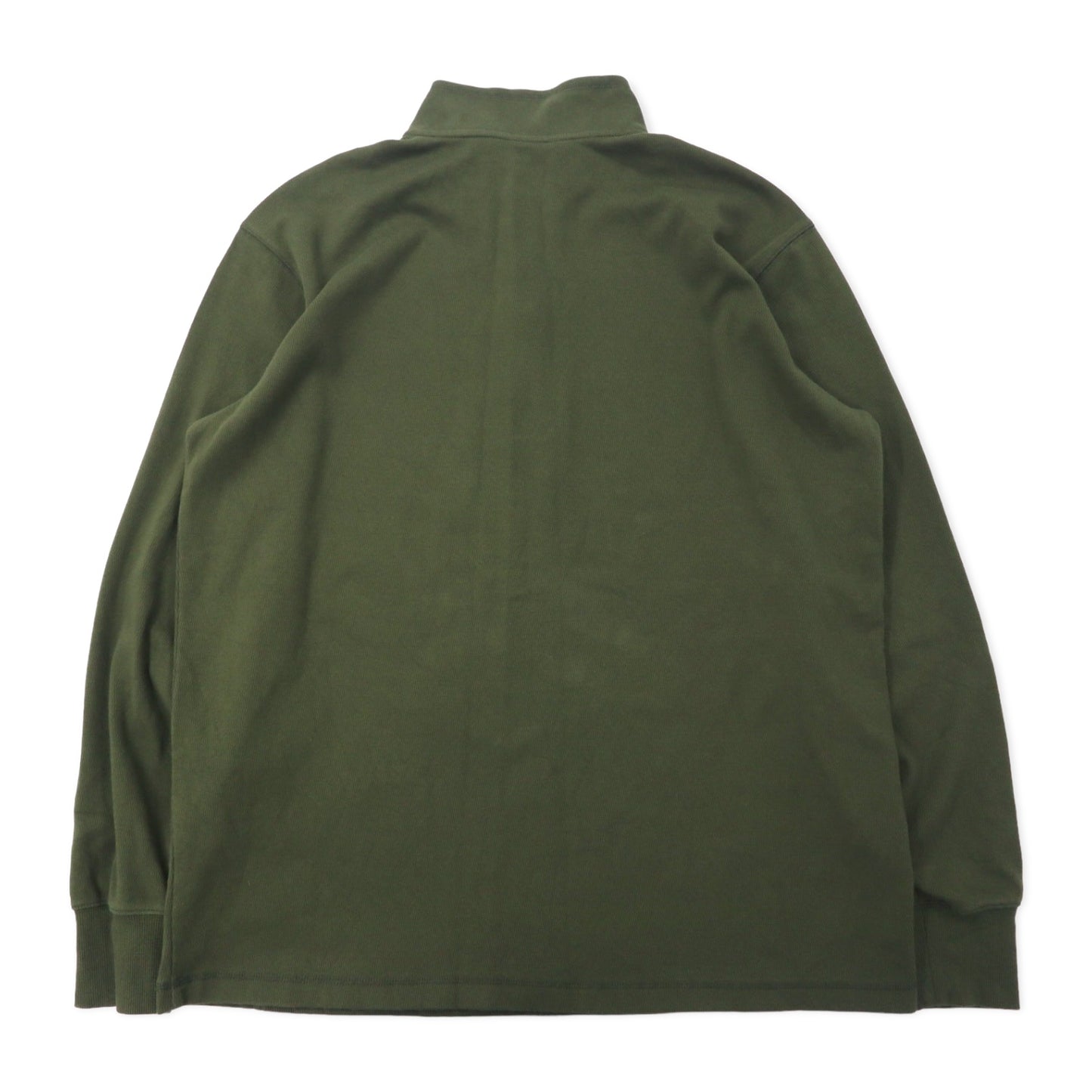 carhartt リラックスフィット ハーフジップ サーマル シャツ XL カーキ ポリエステル コットン RELAXED FIT HEAVYWEIGHT LONG-SLEEVE 1/2 ZIP THERMAL SHIRT 104428