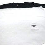 Supreme ヘンリーネック バイカラー Tシャツ M ブラック ホワイト Back Logo CITY AND COUNTRY 12SS