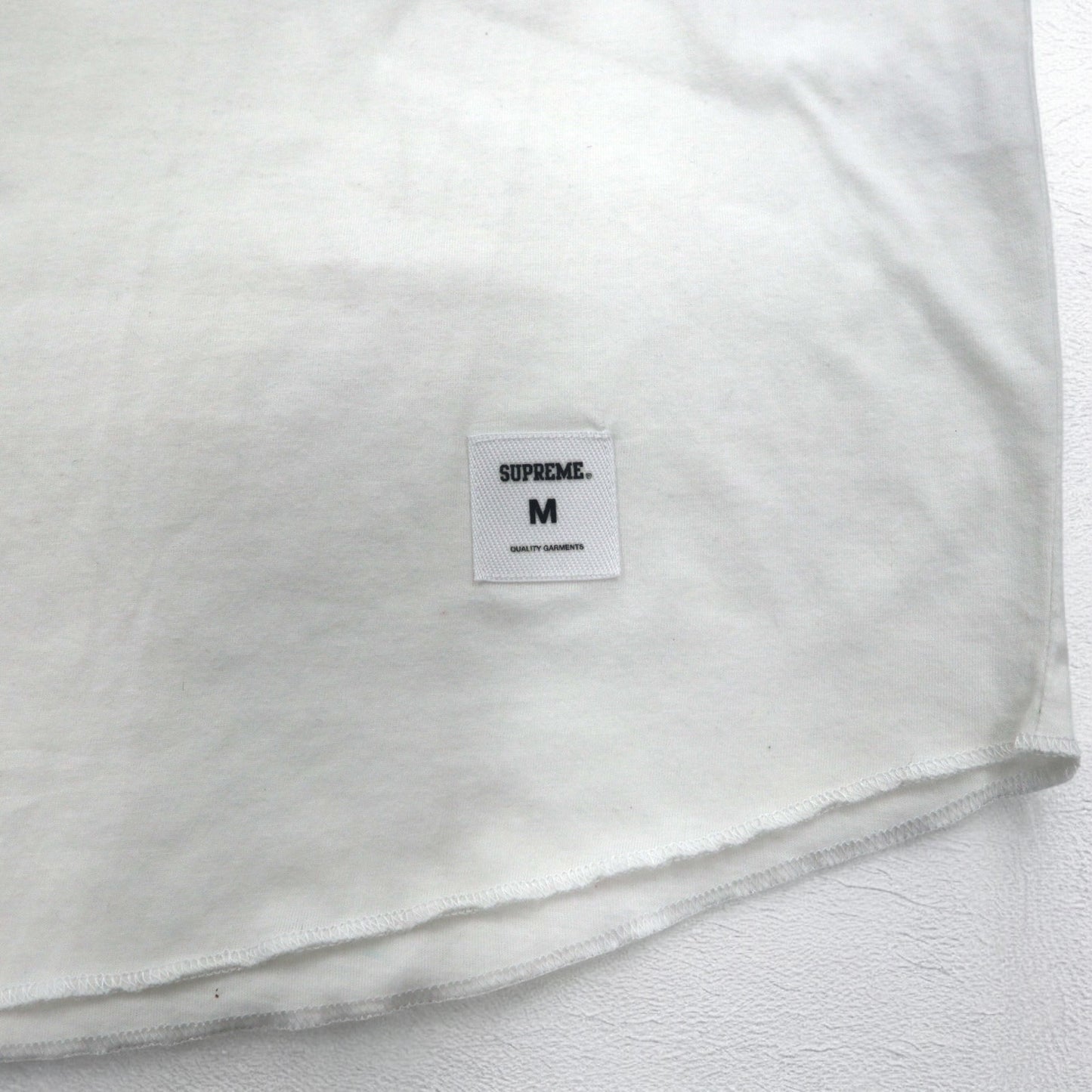 Supreme ヘンリーネック バイカラー Tシャツ M ブラック ホワイト Back Logo CITY AND COUNTRY 12SS