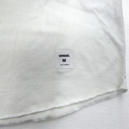 Supreme ヘンリーネック バイカラー Tシャツ M ブラック ホワイト Back Logo CITY AND COUNTRY 12SS