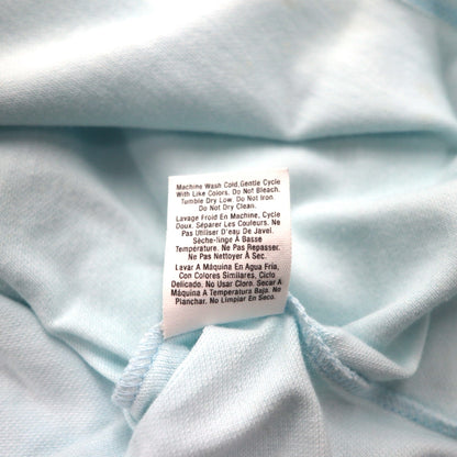 DKNY ジップアップ ポロシャツ M ブルー コットン 未使用品