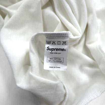 Supreme ヘンリーネック バイカラー Tシャツ M ブラック ホワイト Back Logo CITY AND COUNTRY 12SS