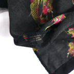 Vintage 90s China Dragon Patterned Shirt DAGACCI Poly Shirt XL Black All-over Pattern Dragon