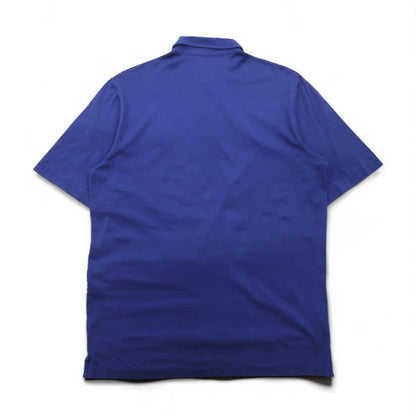 POLO GOLF RALPH LAUREN 90s Pima Cotton Polo Shirt, Size M, Navy, Small Pony Embroidery, Made in Peru