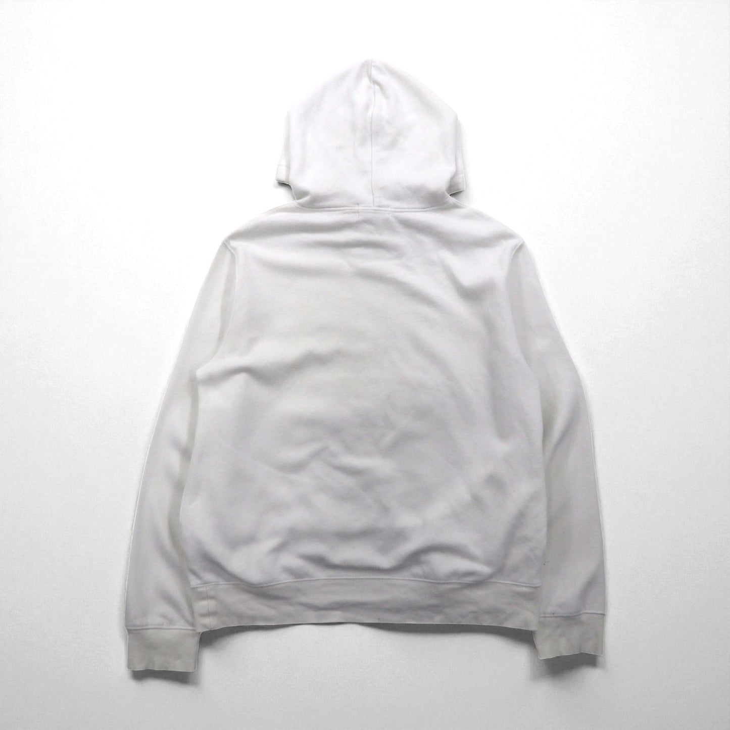 Polo Ralph Lauren ポロベア プリント プルオーバー パーカー L ホワイト サイドポケット