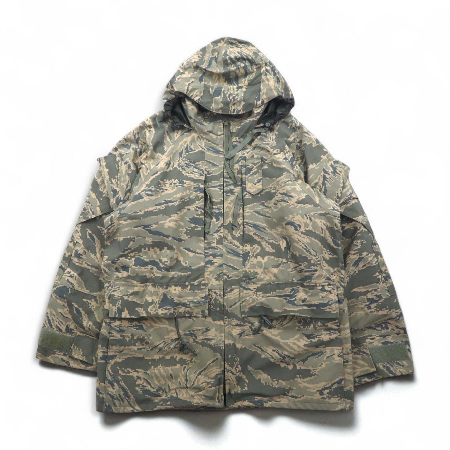 US AIR FORCE APECS ABU GORE-TEX Parka, XL, Khaki, Digital Tiger Camo, Waterproof Military Jacket, 8415-01-547-3508, PROPPER INTERNATIONAL