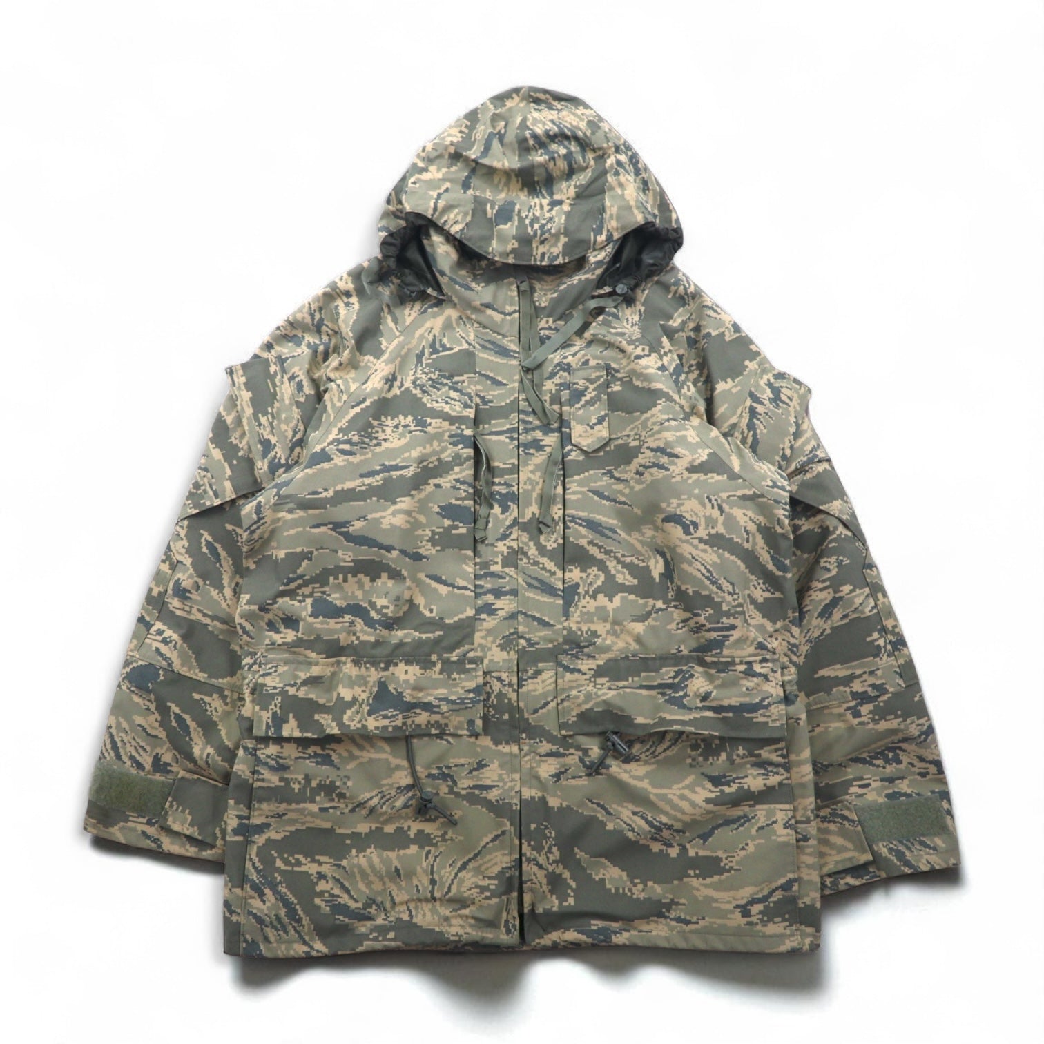 US AIR FORCE APECS ABU GORE-TEX Parka, XL, Khaki, Digital Tiger Camo, Waterproof Military Jacket, 8415-01-547-3508, PROPPER INTERNATIONAL