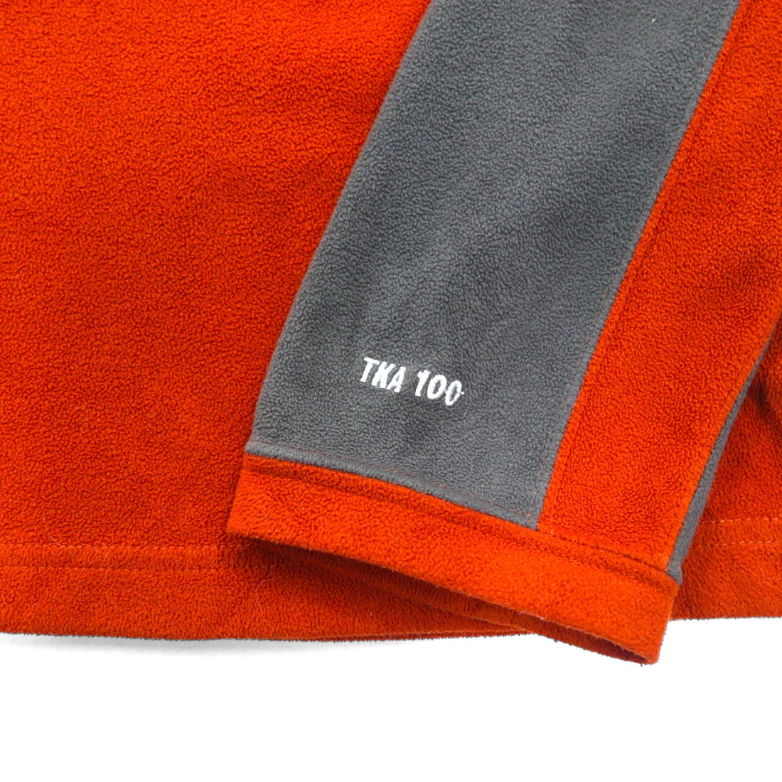 THE NORTH FACE Half-Zip Fleece Jacket, Medium, Red, TKA100, A436, US Standard
