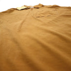 SUBTLE ポロシャツ S キャメル コットン 胸ポケット Silver and Gold 日本製 未使用品